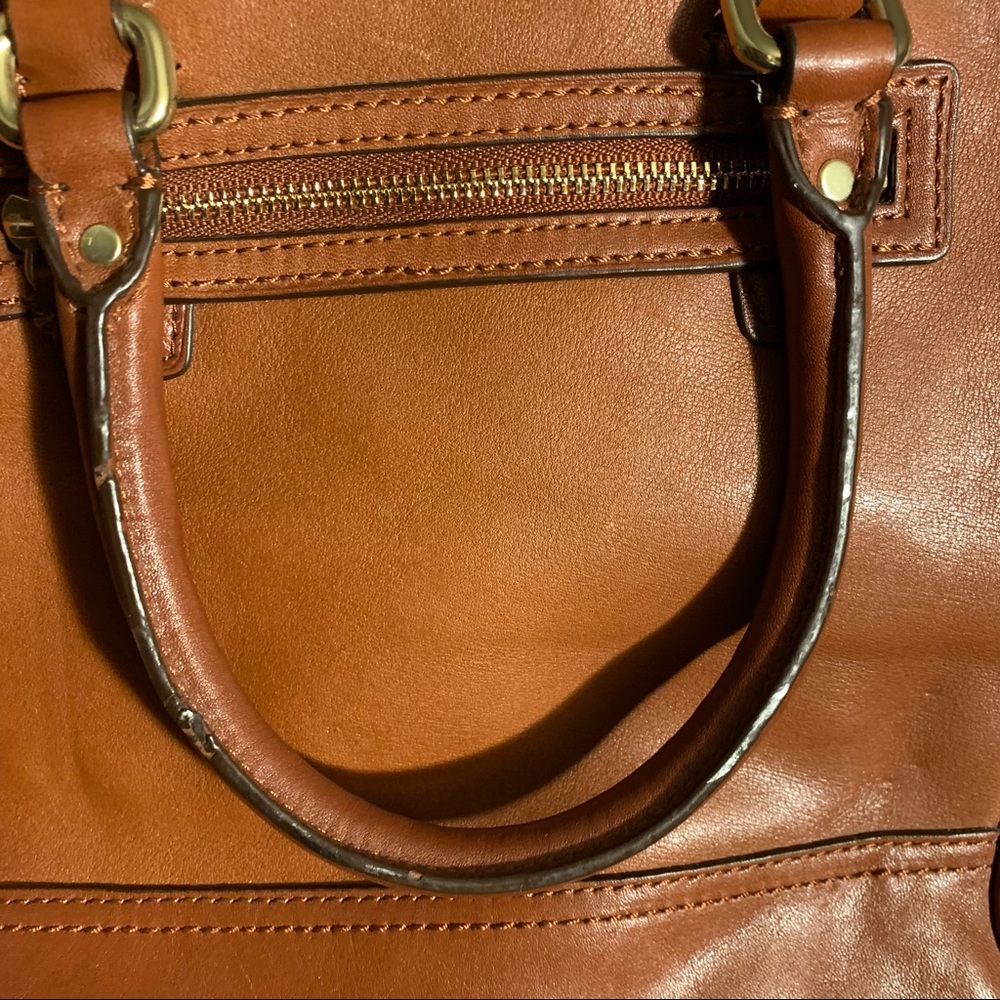 Coach Medium Leather Crossbody Tote - Picture 11 of 11